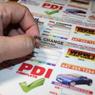 Custom Pre Delivery Inspection PDI Service Stickers