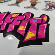 Custom Ultra Low-Tack Vinyl Stickers