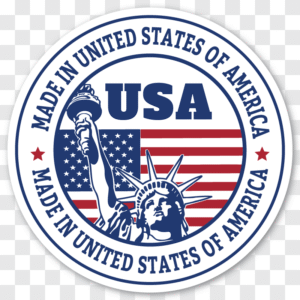 Made in USA Stickers