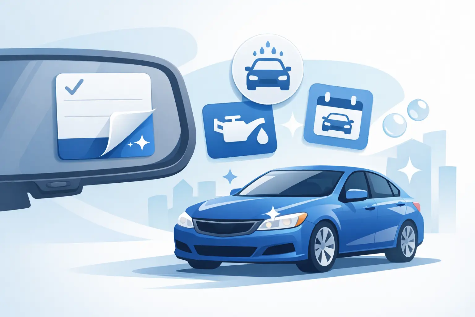 Auto Detailing Reminder Stickers That Work