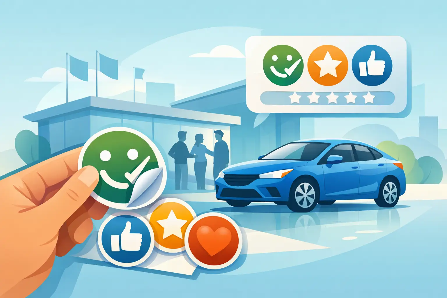 CSI Stickers for Dealerships That Get Seen