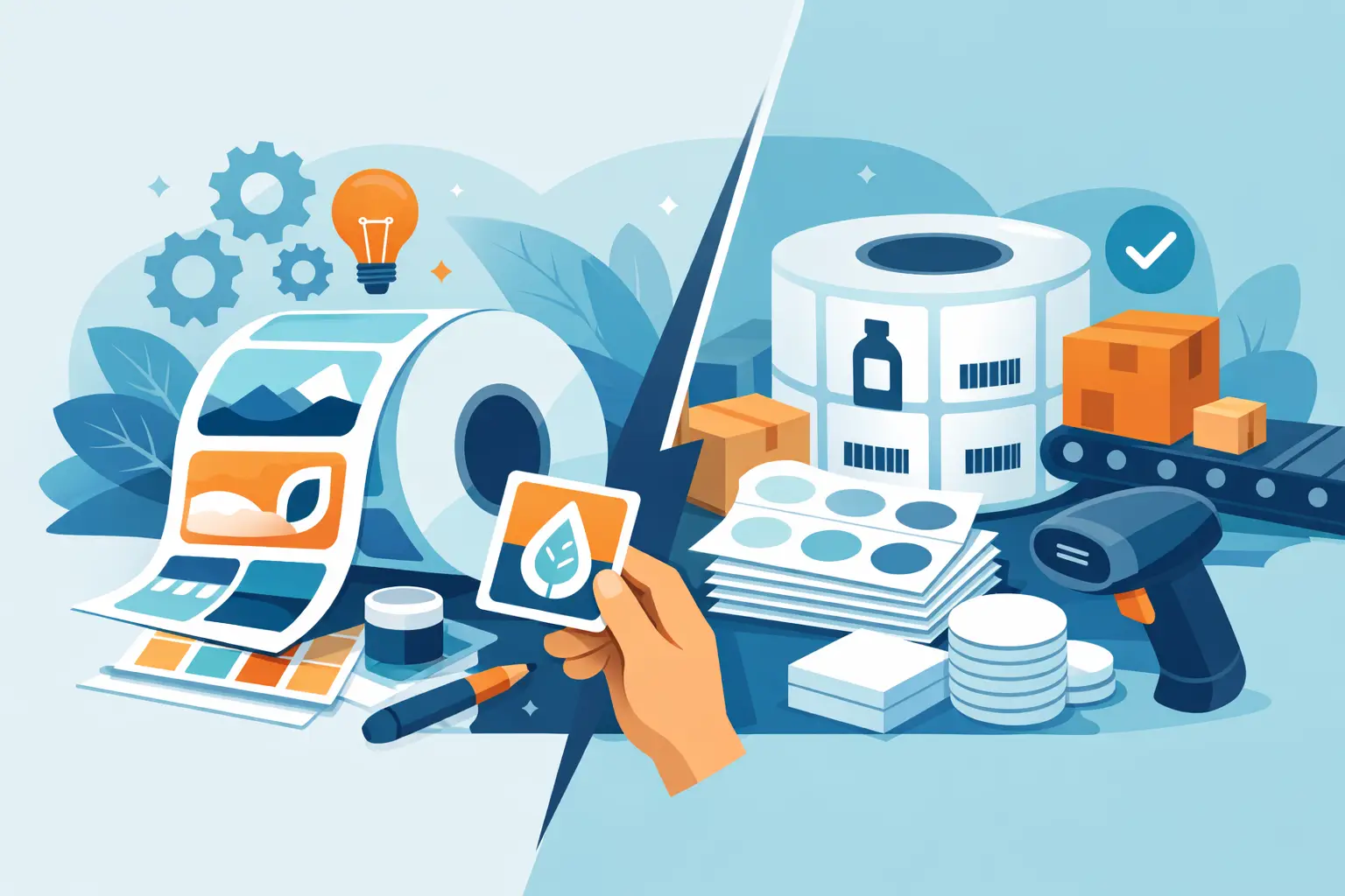 Custom Labels vs Stock Labels