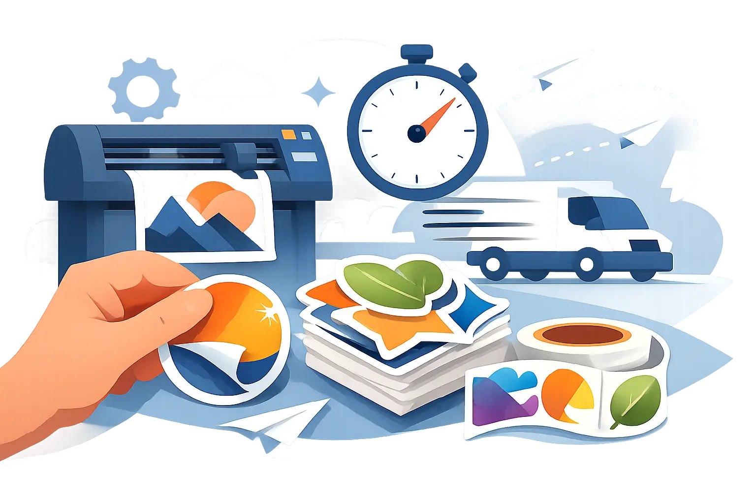 Fast Turnaround Custom Stickers That Work