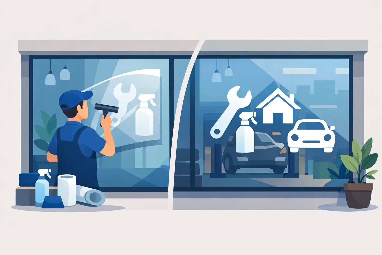 How Clear Window Service Decals Work