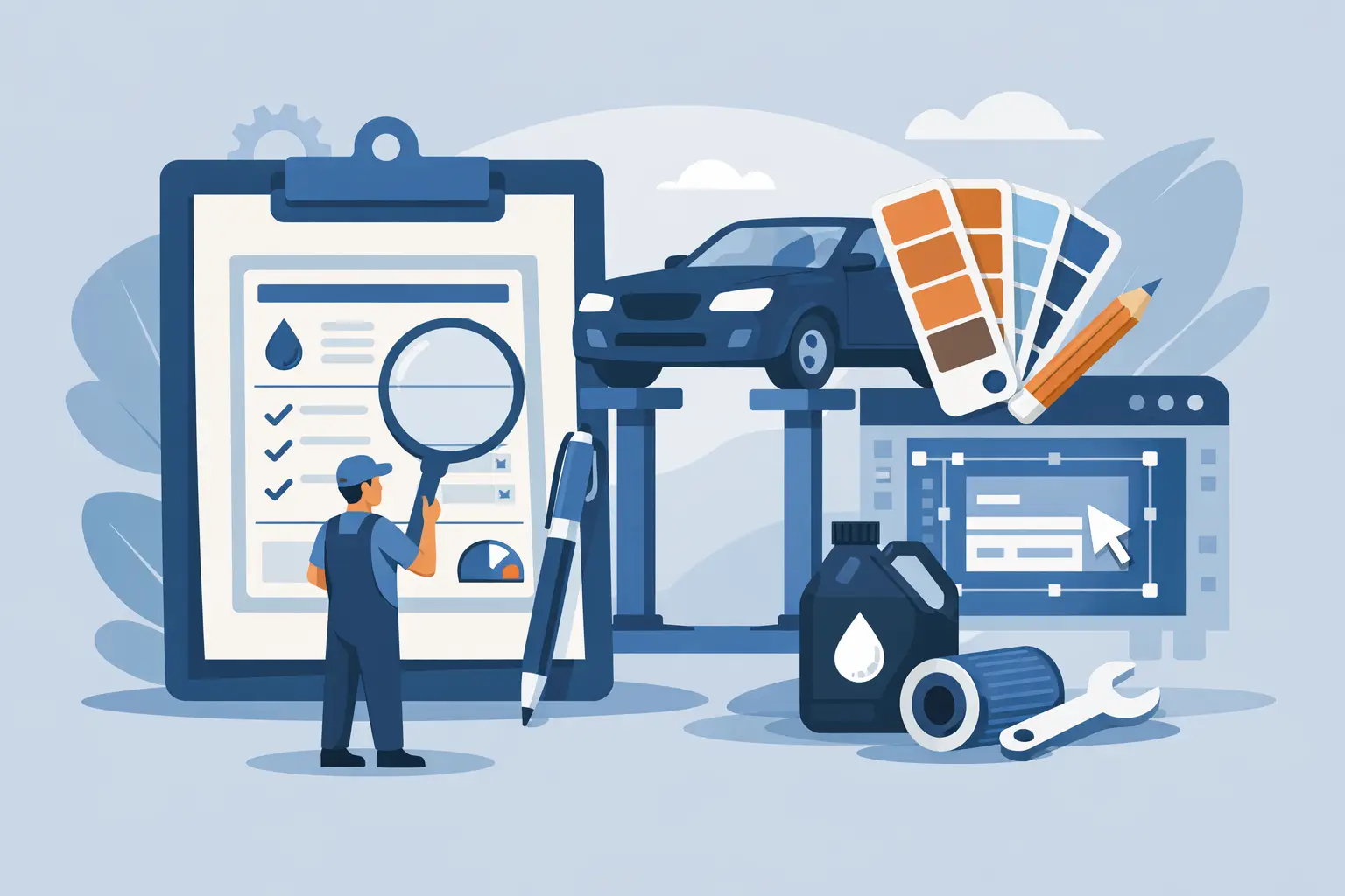 How to Design Auto Service Labels