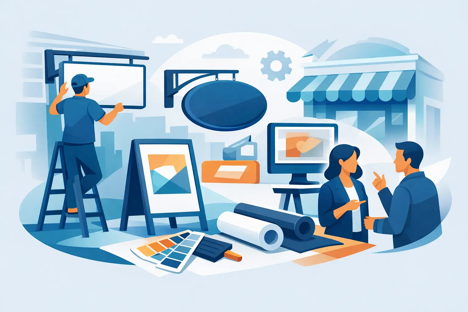 A Guide to Custom Printed Shop Signage