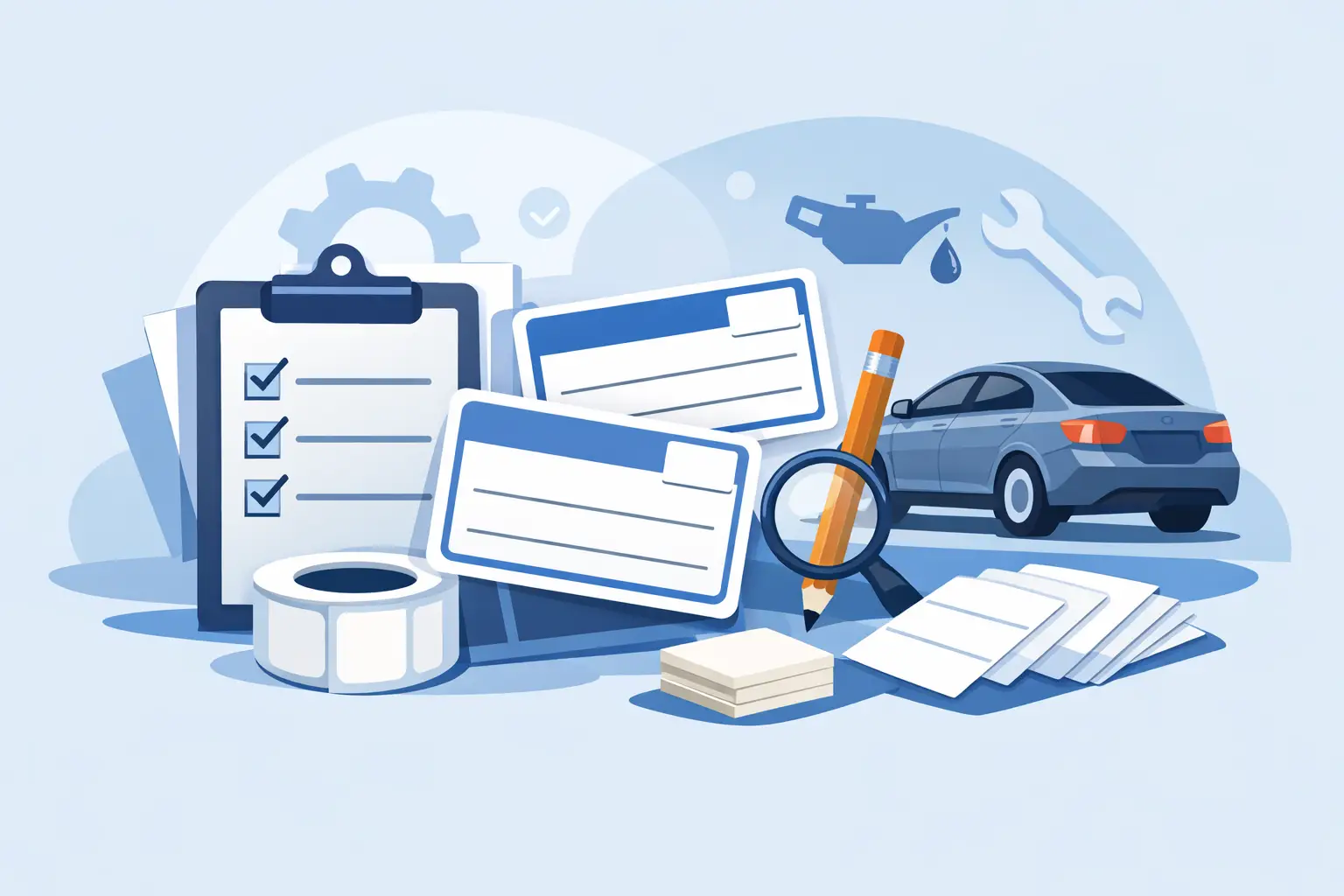 Automotive Service Sticker Ordering Guide