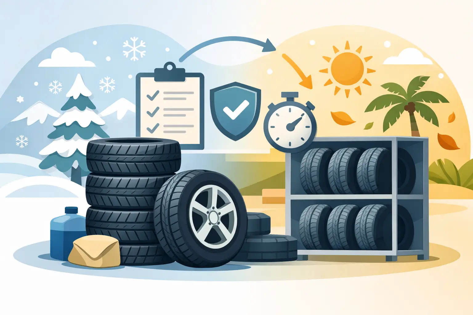 Best Practices for Seasonal Tire Storage Management