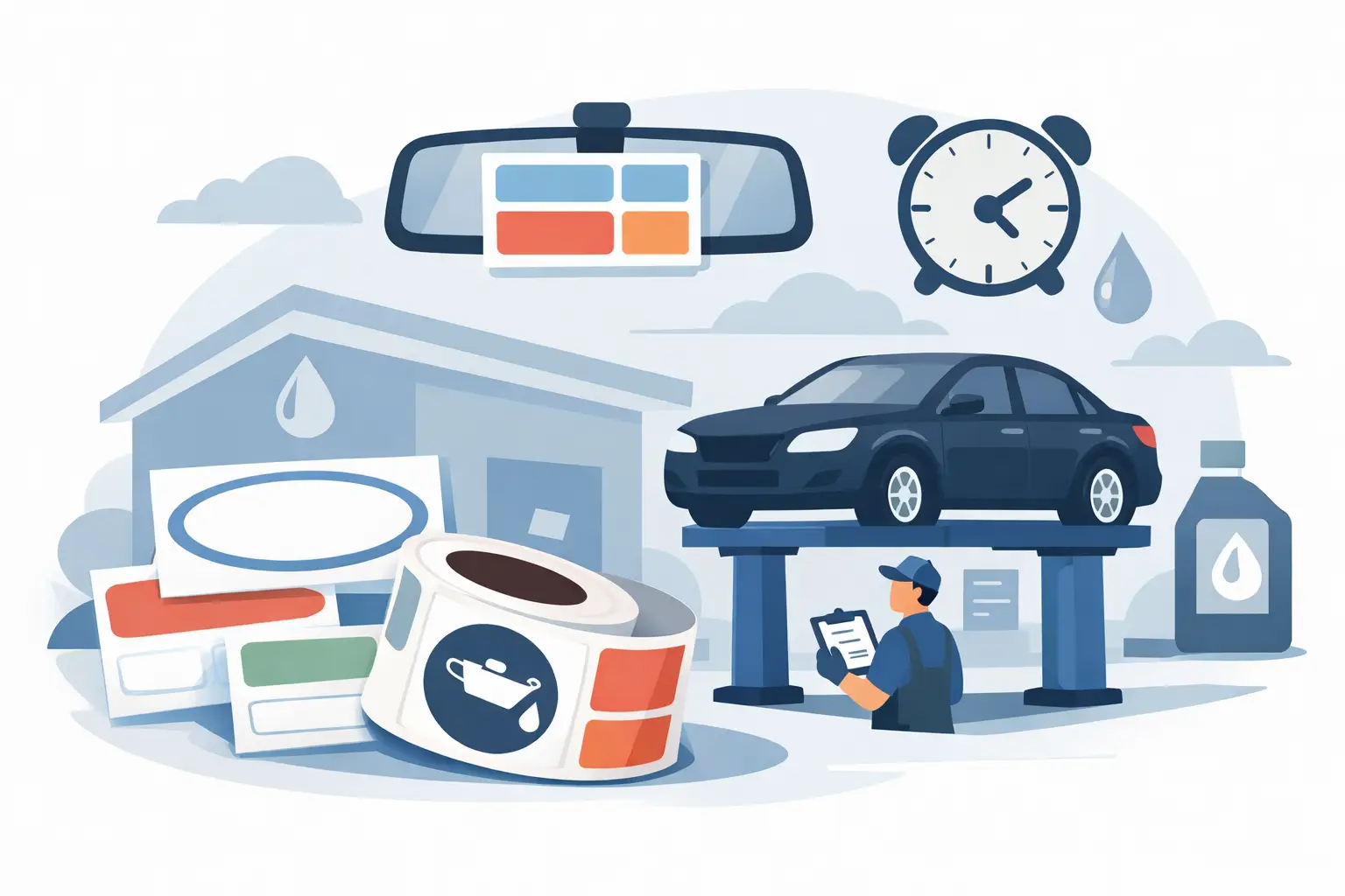 Best Reminder Labels for Quick Lube Shops