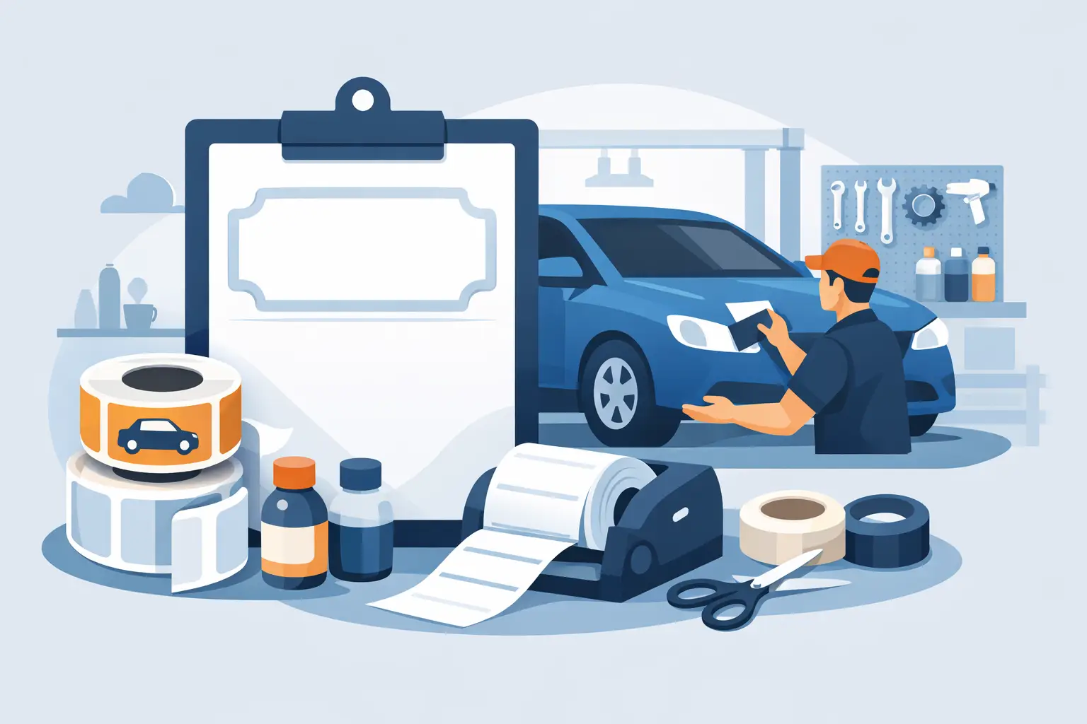 Practical Guide to Custom Labels for Auto Shops