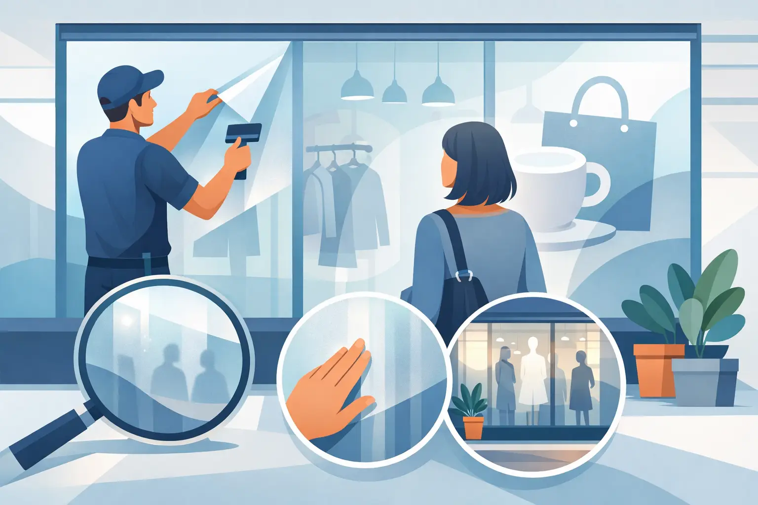 Translucent Window Graphics Review for Shops